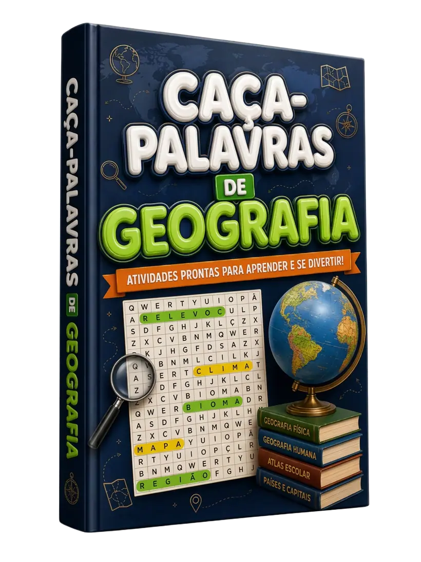 CAÇA-PALAVRAS DE GEOGRAFIA
